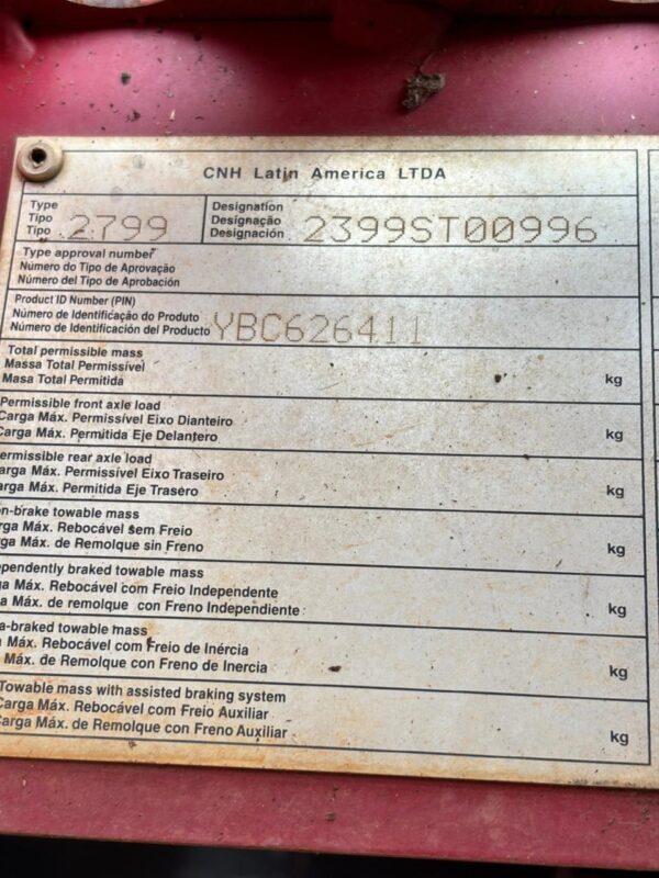 Colheitadeira Case | 2799 + PC 30 Pés + PM 12X50 | 2012